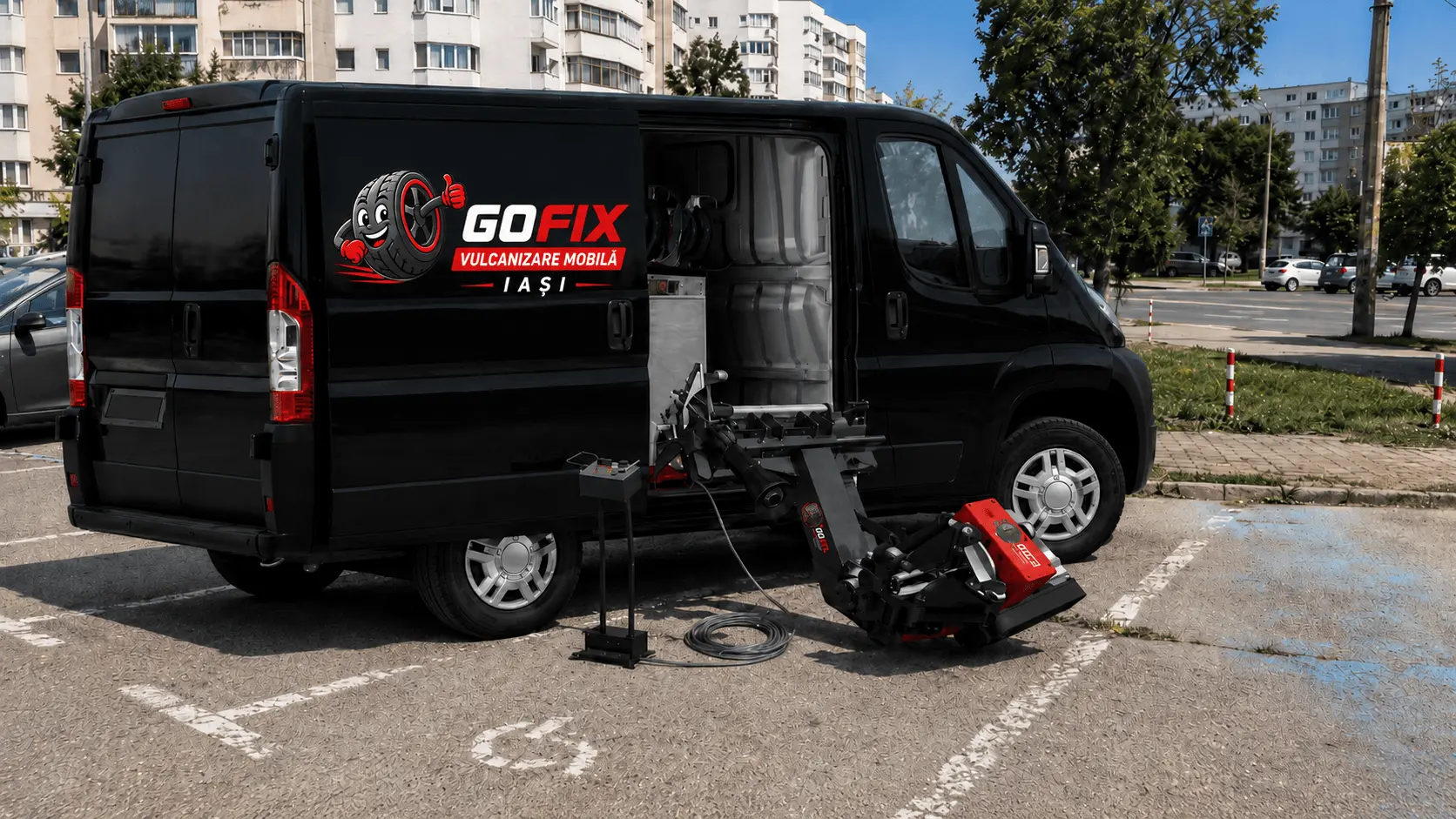 Autospecială GoFix pe drum Autospecială GoFix pe drum